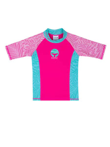 Rash Guard Swim Shirt - Girls