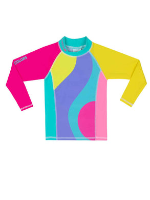 Rash Guard Swim Shirt long sleeves - Girls