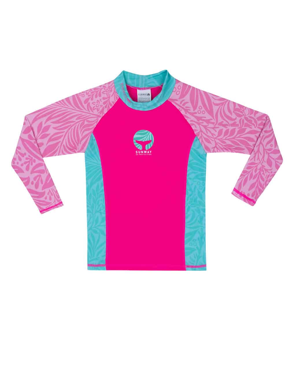 Rash Guard Swim Shirt long sleeves - Girls