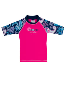 Rash Guard Swim Shirt - Girls