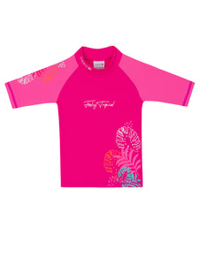 Rash Guard Swim Shirt - Girls