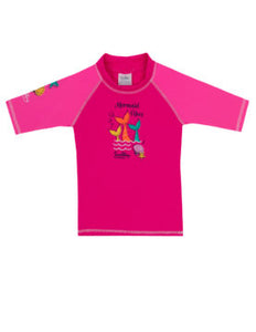 Rash Guard Swim Shirt - Girls