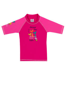Rash Guard Swim Shirt - Girls