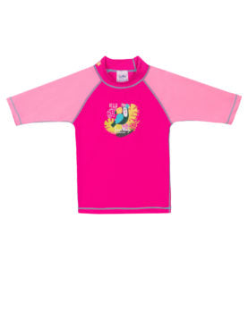 Rash Guard Swim Shirt - Girls