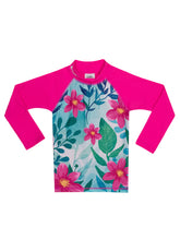 Load image into Gallery viewer, Rash Guard Swim Shirt - Girls