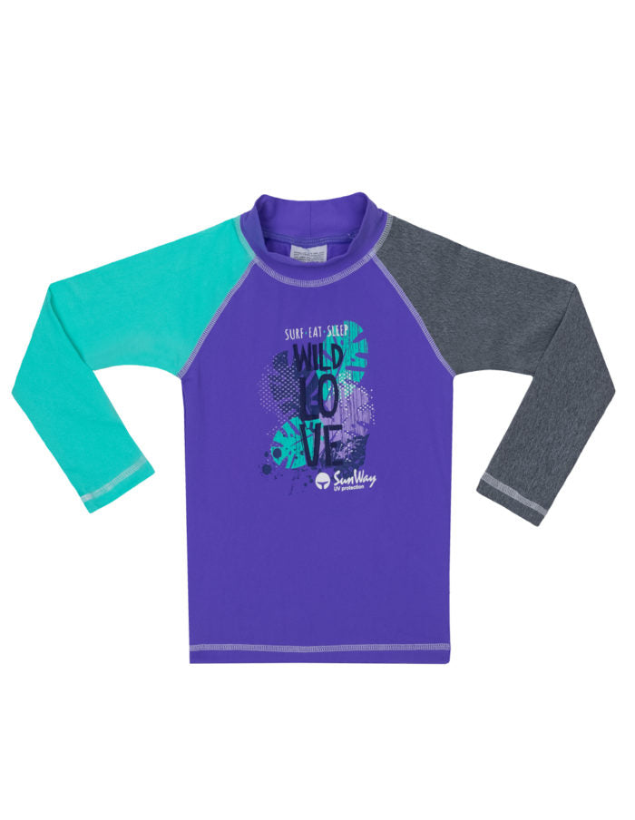 Rash Guard Swim Shirt long sleeves - Girls